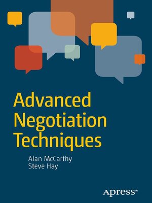 cover image of Advanced Negotiation Techniques